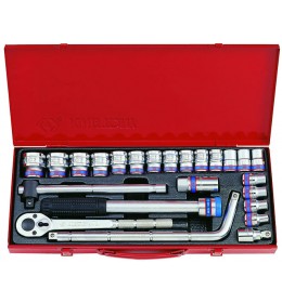 Set gedora na 1/2" od 24 komada 6 uglova 4533MR