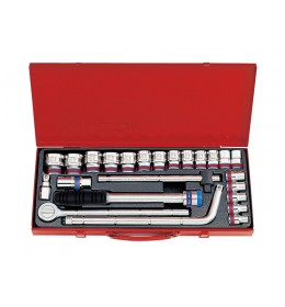 Set gedora na 1/2" od 24 komada colovni 6 uglova SAE4524SR