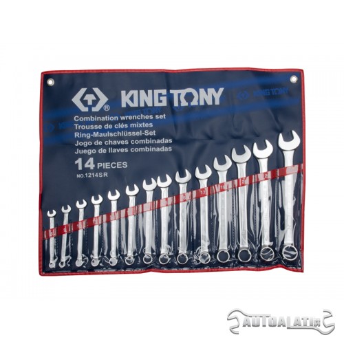 Set okasto-vilastih colovnih ključeva od 14 komada 5/16-1-1/4" 1214SR