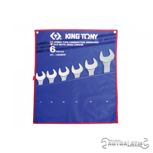 Set jumbo okasto-vilastih ključeva od 6 komada 34-50mm 1296MRN