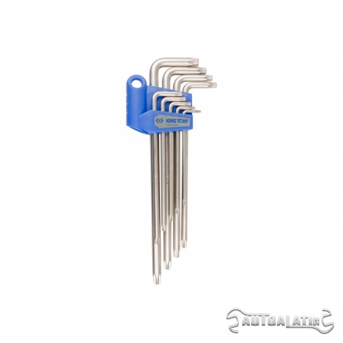 Set produženih L torx ključeva sa rupom od 9 komada T10-T50 20419PR