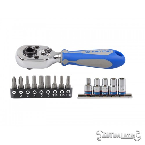 Set na 1/4" gedora i biteva od 15 komada 2515MR