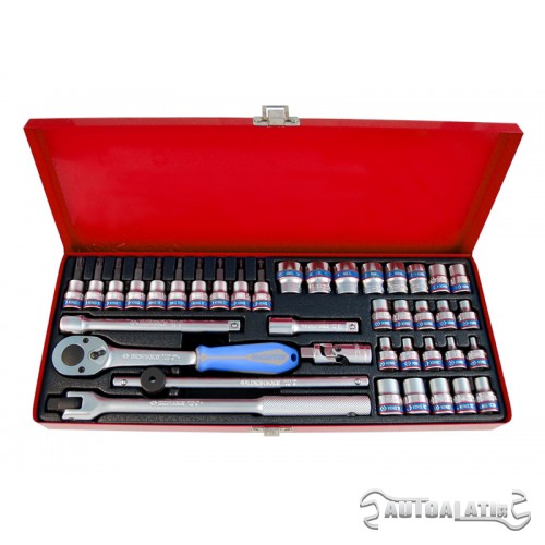 Set gedora 3/8" od 39 komada 6 uglova 