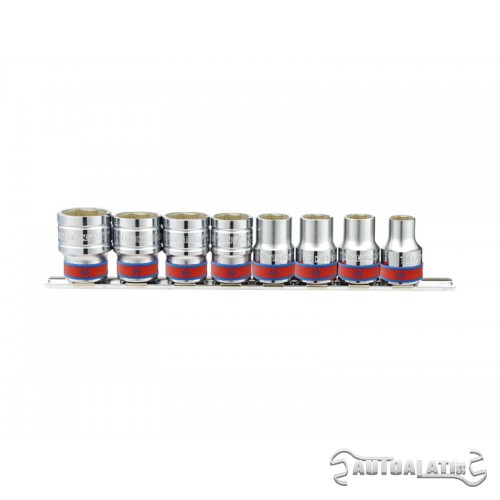 Set gedora na 1/2" od 8 komada colovni SAE 6 uglova 