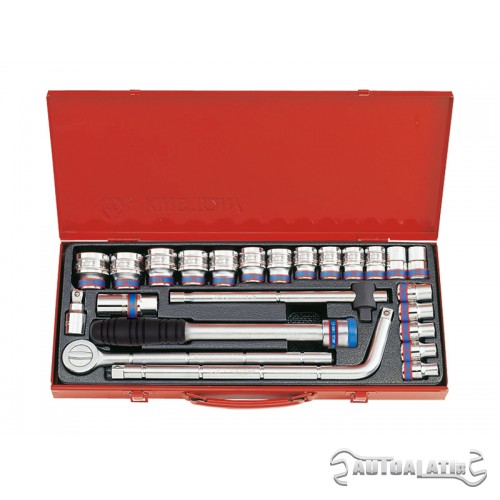 Set gedora na 1/2" od 24 komada 6 uglova 4524MR