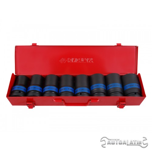 Set kovanih dugih gedora 1" od 8 komada 8409MP