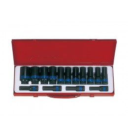 Set dugih kovanih gedora 1/2" od 15 komada 4415MP03