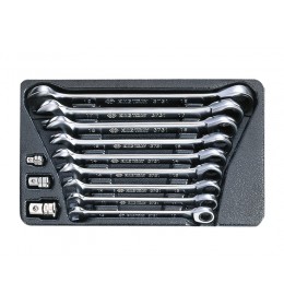 Brzi okasto-vilasti set ključeva od 12 komada 10-19mm 9-10112MR