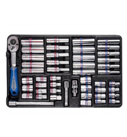 Set gedora 1/4" od 48 komada 6 uglova 9-2548CR