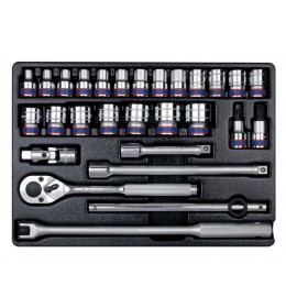 Set gedora na 1/2" od 8 komada 6 uglova 9-4328MR